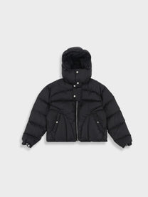 Insulated Padded Jacket With Hood For Extreme Cold Weather
