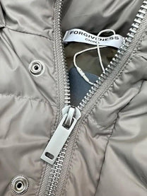 Insulated Padded Jacket With Hood For Extreme Cold Weather