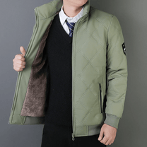 Insulated Quilted Jacket For Men