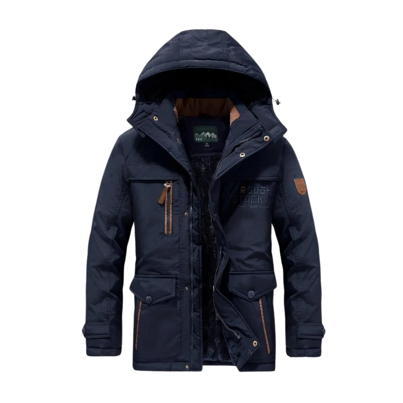 Insulated Waterproof Outdoor Jacket - Windproof, Lightweight, Adjustable Hood