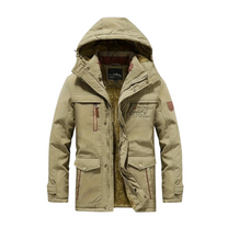 Insulated Waterproof Outdoor Jacket - Windproof, Lightweight, Adjustable Hood