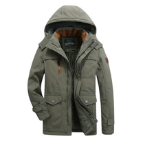 Insulated Waterproof Outdoor Jacket - Windproof, Lightweight, Adjustable Hood