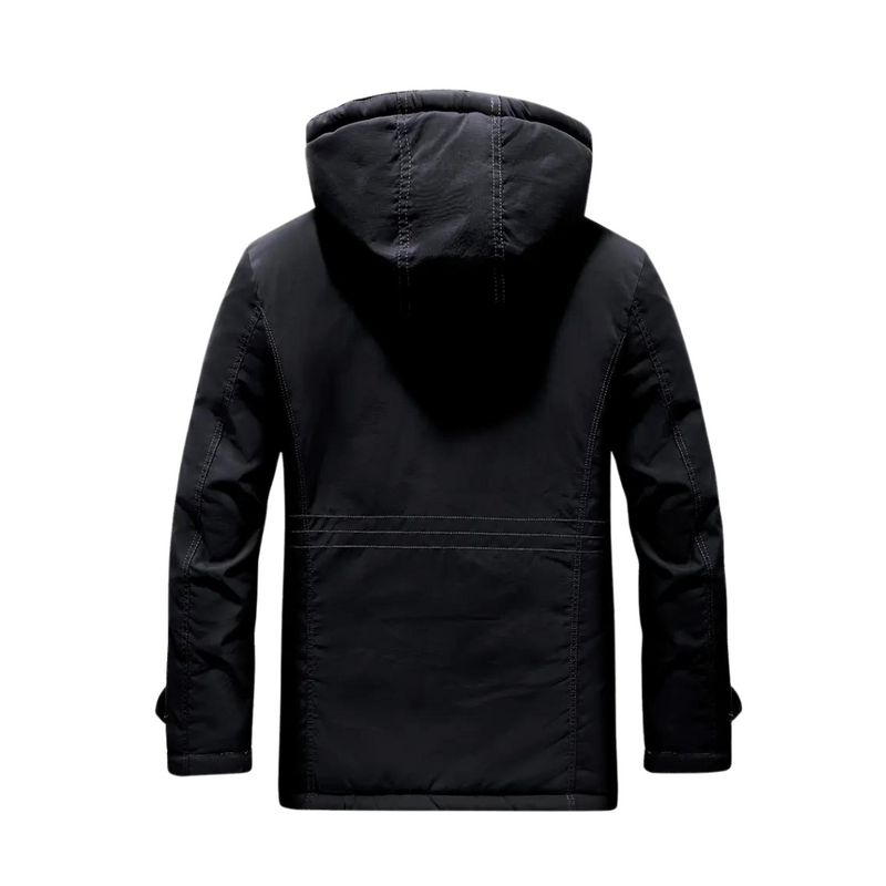 Insulated Waterproof Outdoor Jacket - Windproof, Lightweight, Adjustable Hood