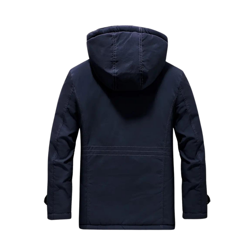 Insulated Waterproof Outdoor Jacket - Windproof, Lightweight, Adjustable Hood