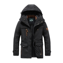 Insulated Waterproof Outdoor Jacket - Windproof, Lightweight, Adjustable Hood