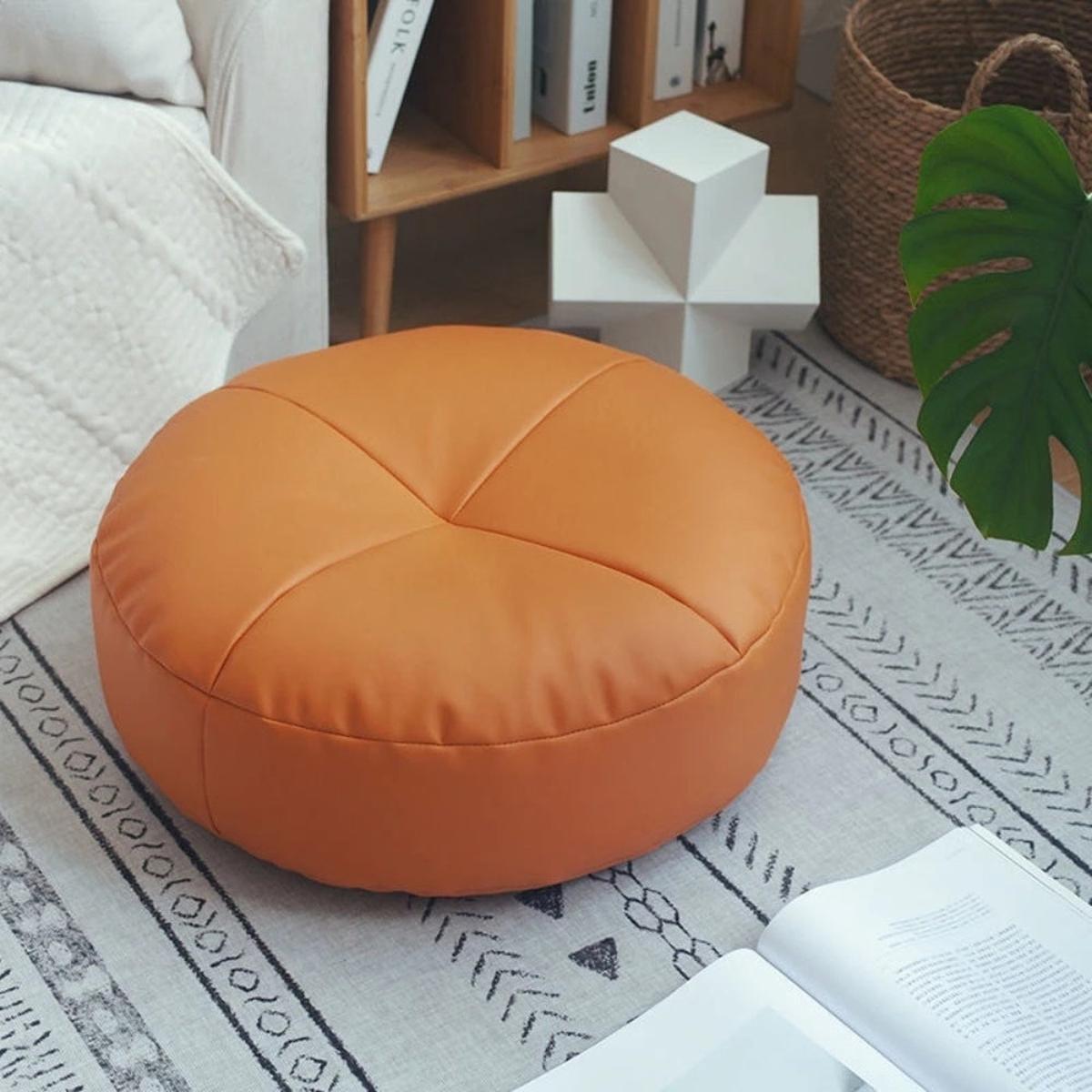 Japanese Minimalist Nappa Leather Floor Cushion
