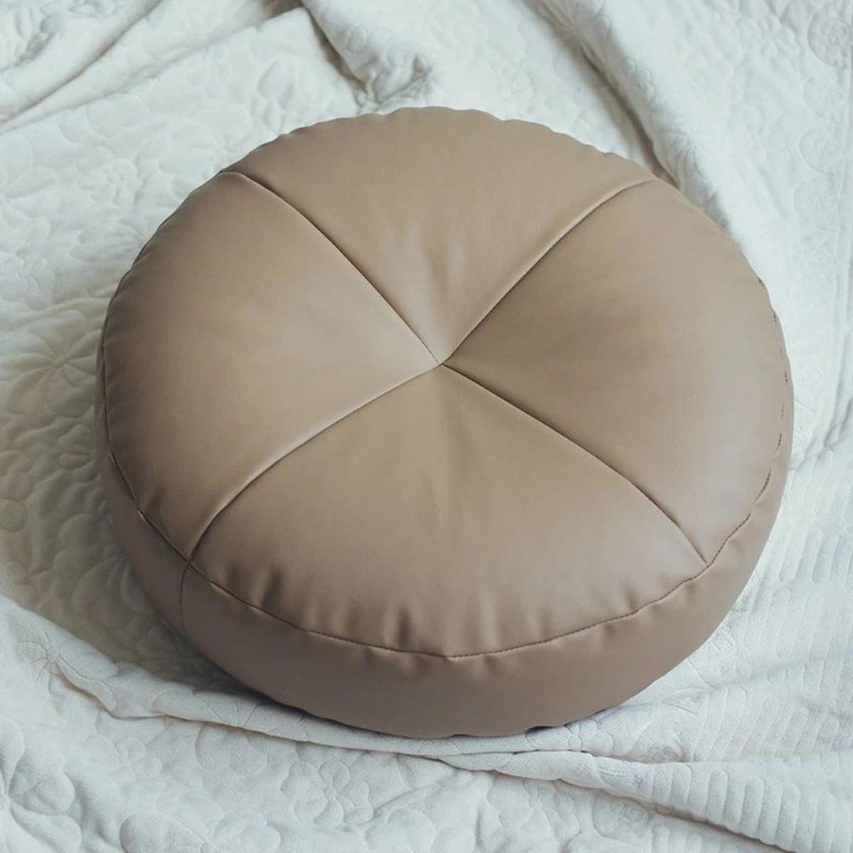 Japanese Minimalist Nappa Leather Floor Cushion