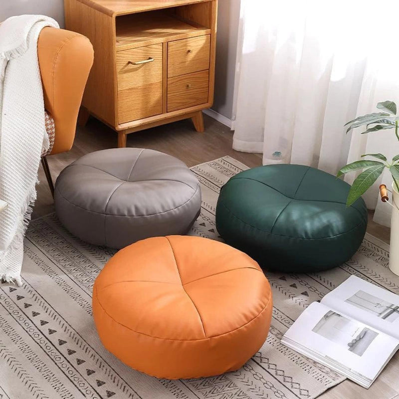 Japanese Minimalist Nappa Leather Floor Cushion