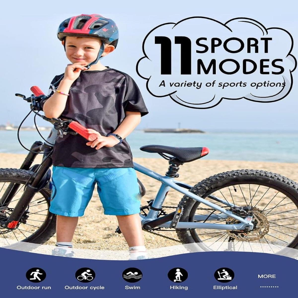 Kids Fitness Activity Tracker Watch With Health Monitoring