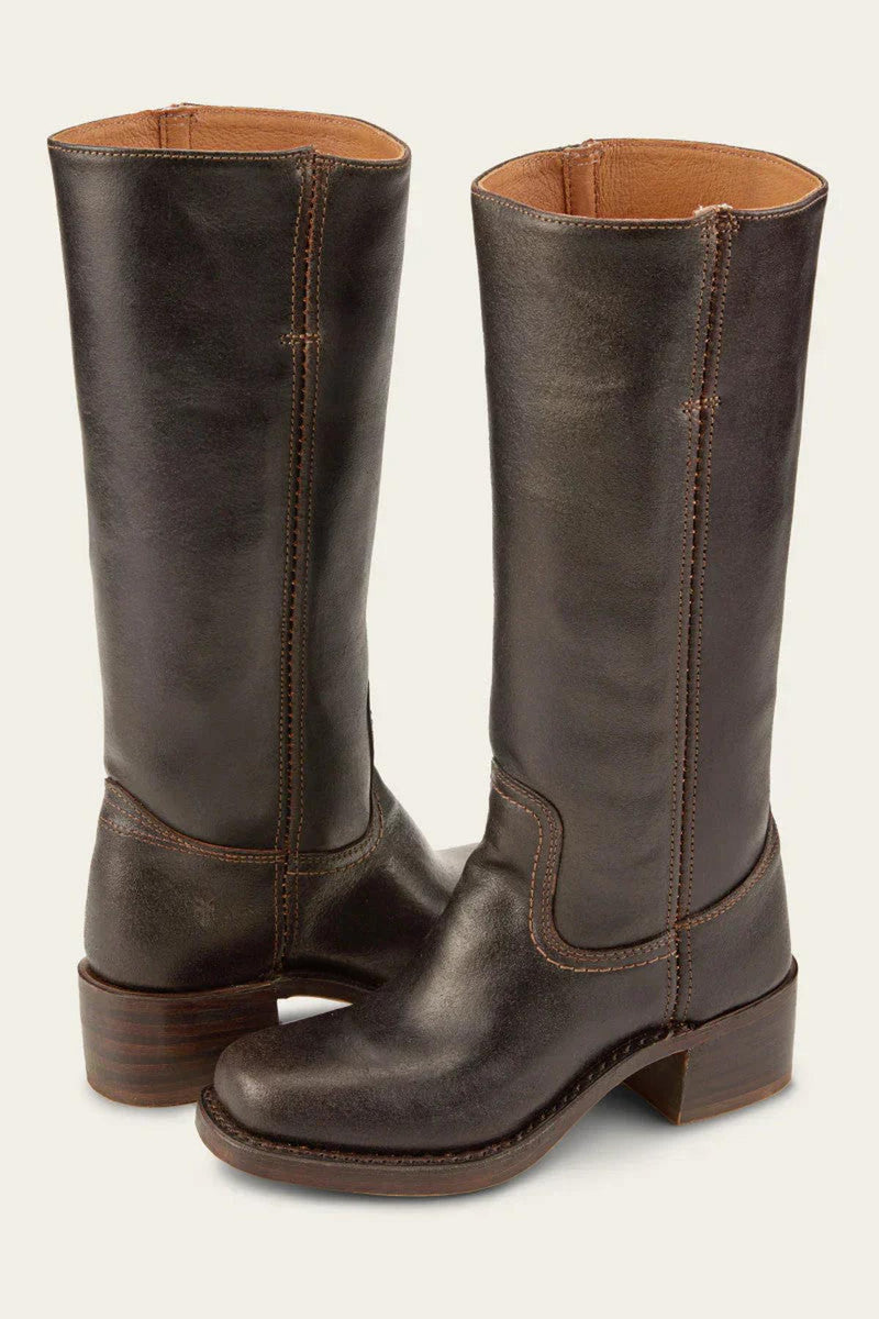 Knee-High Leather Boots For Women - Stylish And Comfortable Footwear