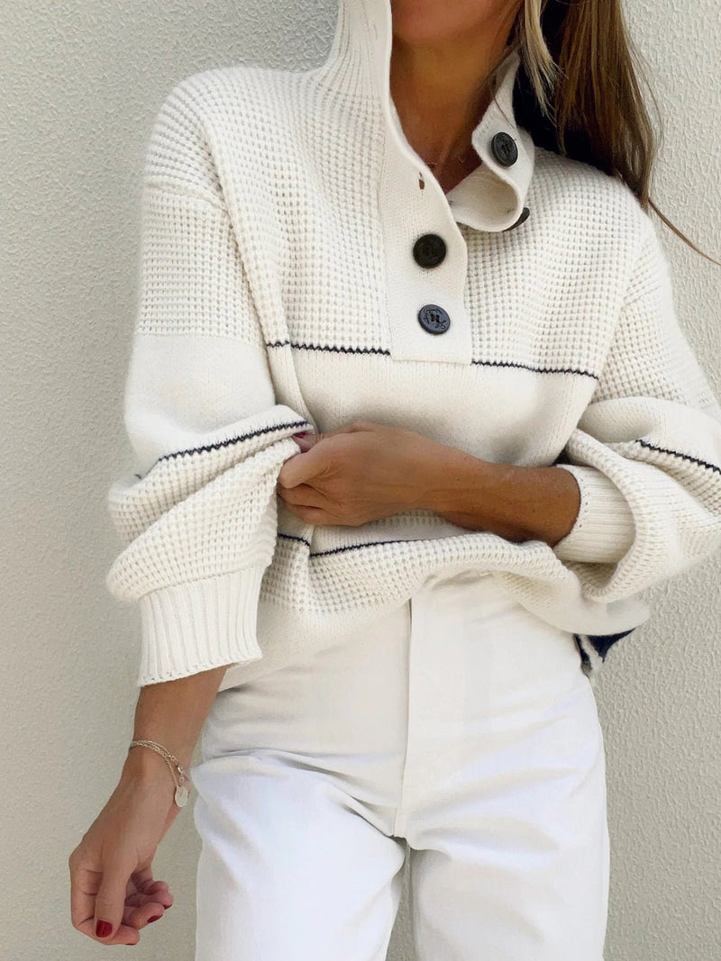 Knitted Button Up Sweater