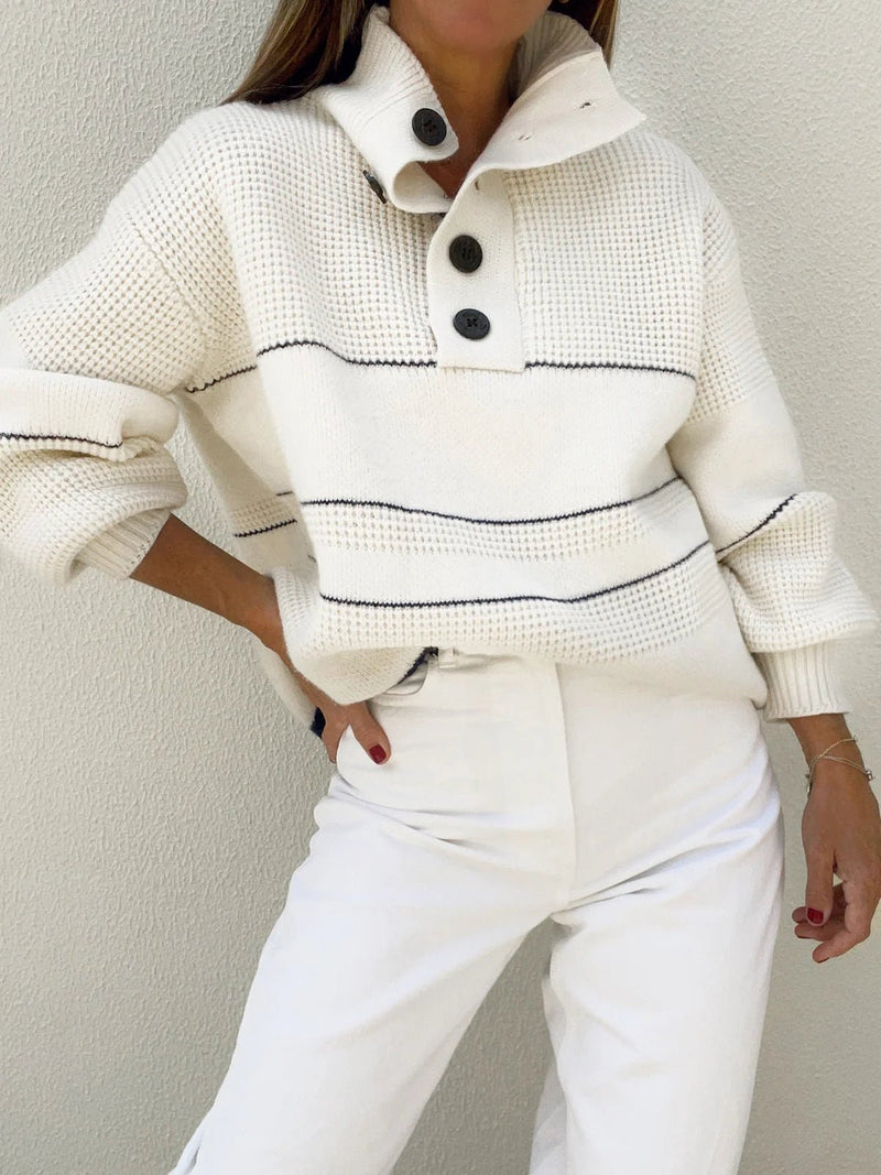 Knitted Button Up Sweater