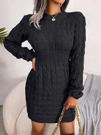 Knitted Sexy V-Neck Dress
