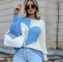 Knitted Sweater Cozy Fashionable Design