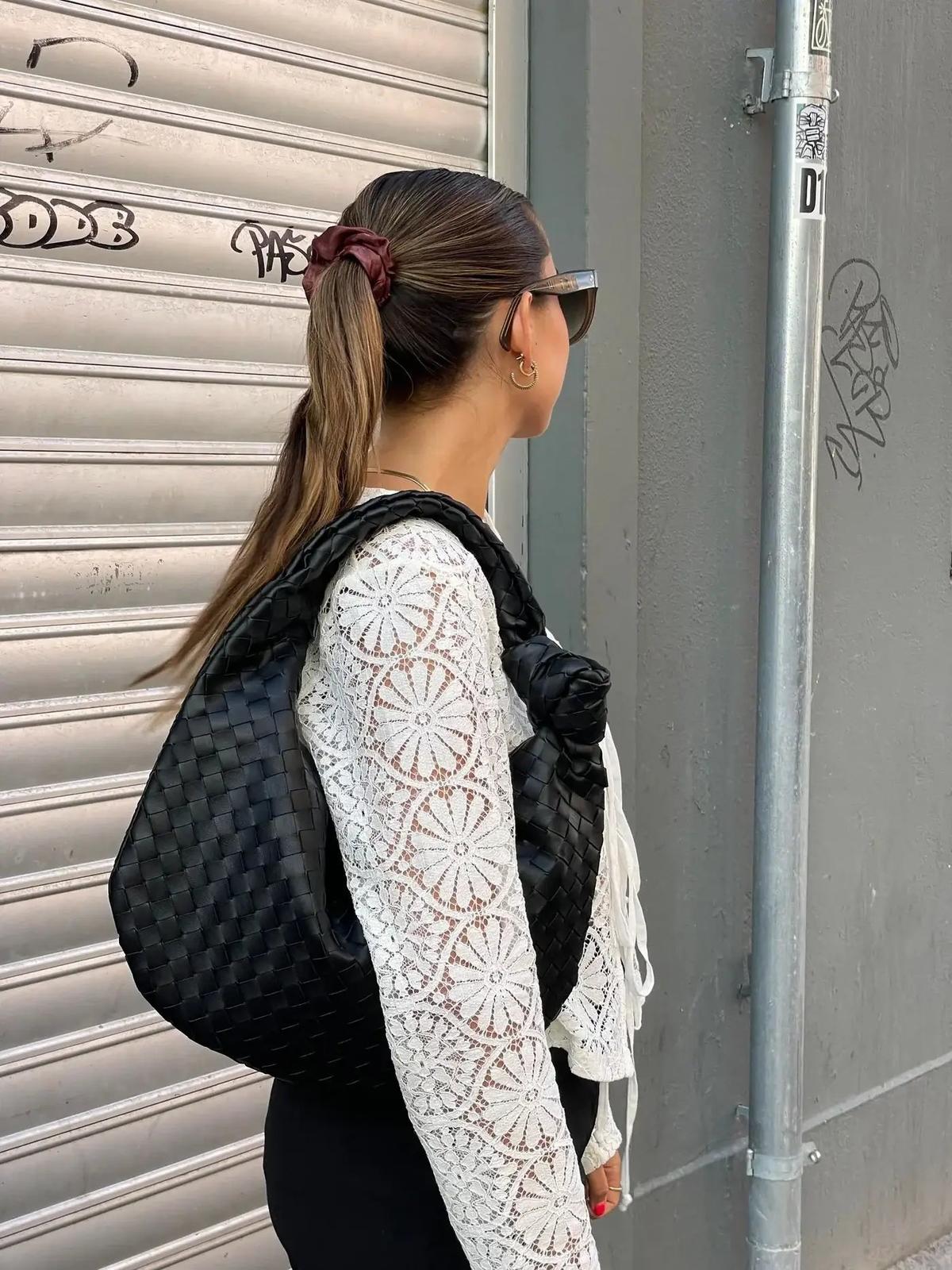 Knotted Braided Handbag