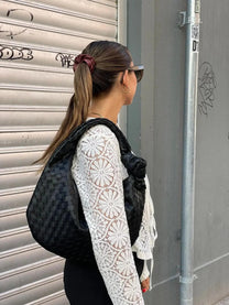 Knotted Braided Handbag