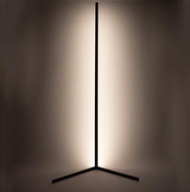 LED Corner Floor Lamp With Remote Control