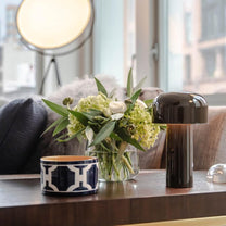 LED Table Lamp With Three-Color Dimming And Rechargeable Battery