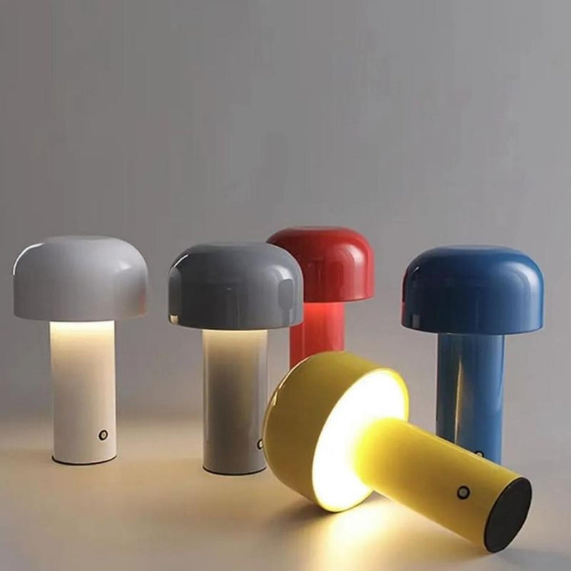 LED Table Lamp With Three-Color Dimming And Rechargeable Battery