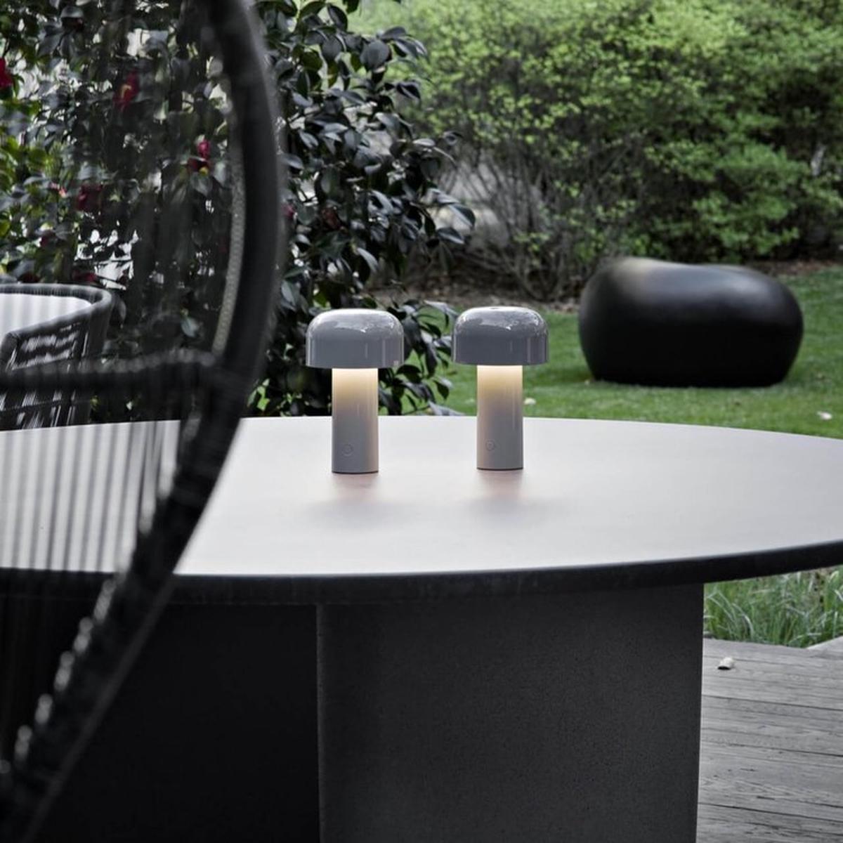 LED Table Lamp With Three-Color Dimming And Rechargeable Battery