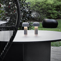 LED Table Lamp With Three-Color Dimming And Rechargeable Battery