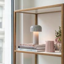 LED Table Lamp With Three-Color Dimming And Rechargeable Battery