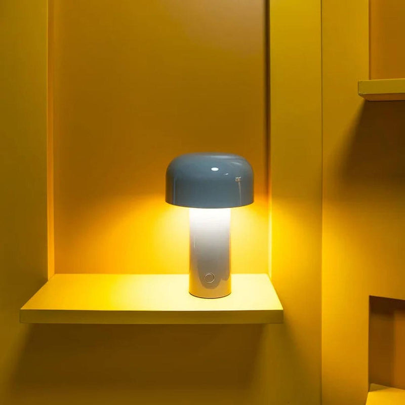 LED Table Lamp With Three-Color Dimming And Rechargeable Battery