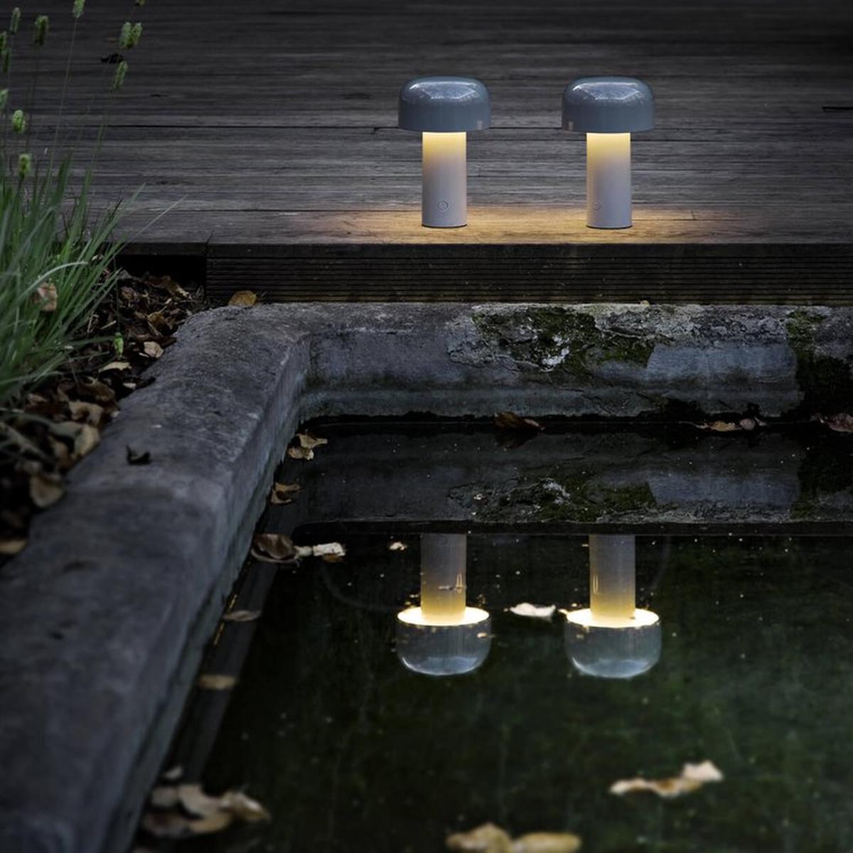 LED Table Lamp With Three-Color Dimming And Rechargeable Battery