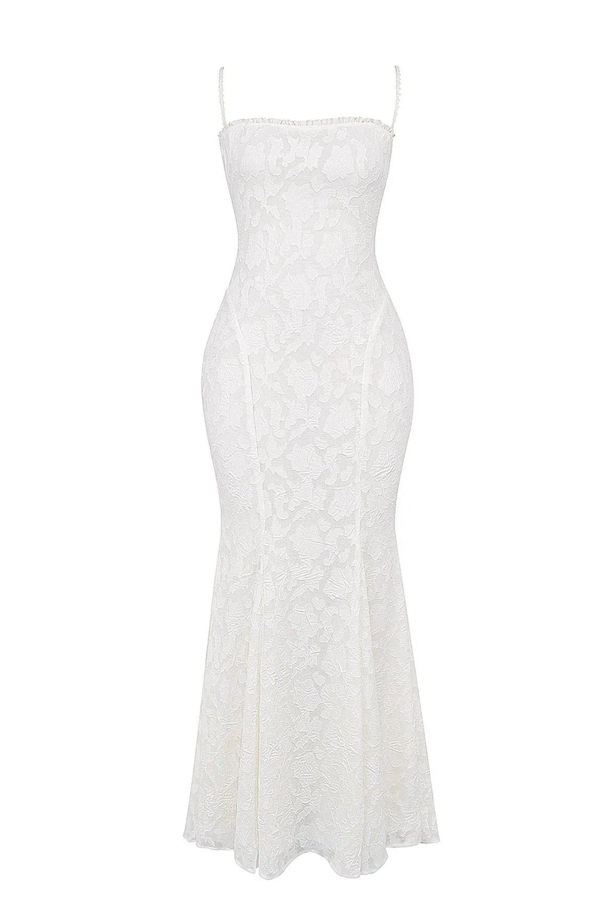Lace‑Up Maxi Dress