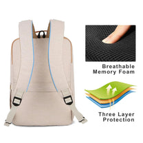 Laptop Backpack With USB Charging Port And Padded Compartment