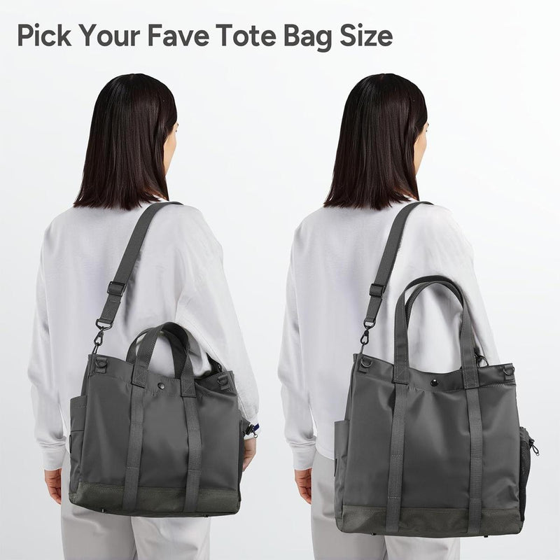Laptop Shoulder Bag With Multiple Compartments And Adjustable Strap For 15.6&quot; Laptops