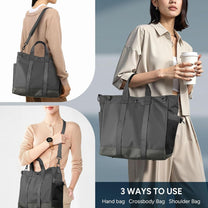 Laptop Shoulder Bag With Multiple Compartments And Adjustable Strap For 15.6&quot; Laptops