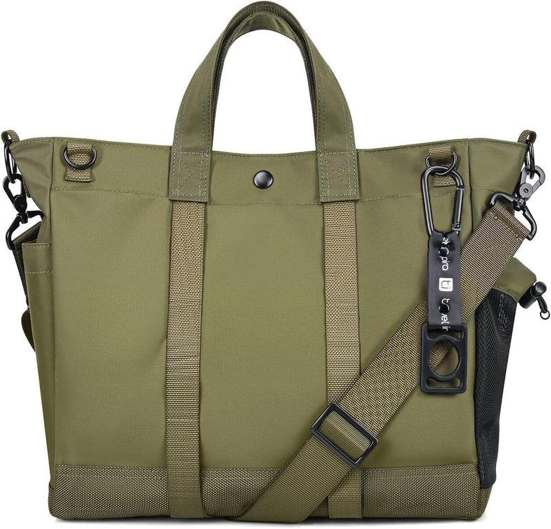 Laptop Shoulder Bag With Multiple Compartments And Adjustable Strap For 15.6&quot; Laptops