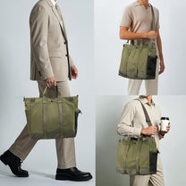 Laptop Shoulder Bag With Multiple Compartments And Adjustable Strap For 15.6&quot; Laptops