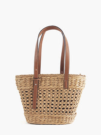 Large Beach Tote Basket Bag