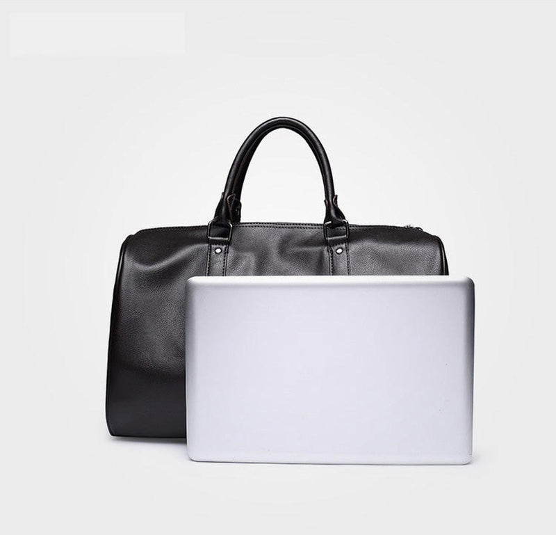 Large Capacity Leather Travel Duffel Bag - Lightweight And Durable Hand Luggage