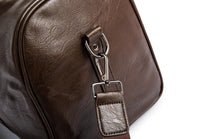 Large Capacity Leather Travel Duffel Bag - Lightweight And Durable Hand Luggage
