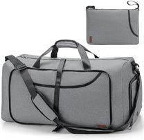 Large Foldable Travel Duffle Bag With Shoe Compartment - Water-Resistant And Durable