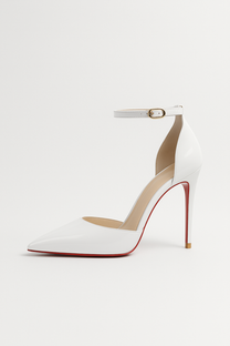 Leather Red Sole Stiletto Pumps