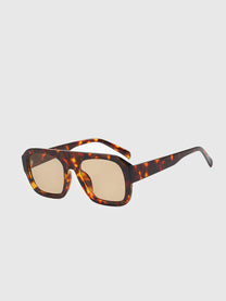Leopard Square Sunglasses