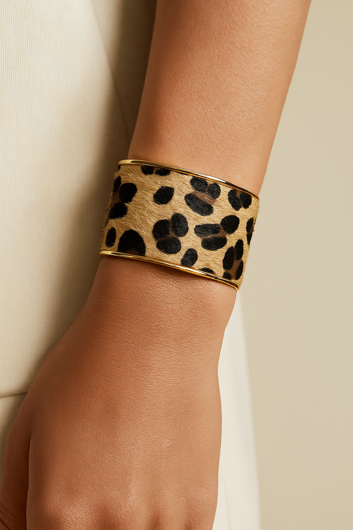 Leopard Style Open Bracelet