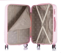 Lightweight ABS Luggage Set With Hand-Drawn Cat Design