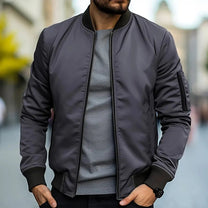Lightweight Breathable Men&#39;s Bomber Jacket