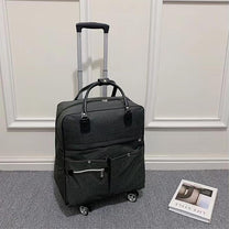 Lightweight Carry-On Luggage With Spinner Wheels And Laptop Compartment