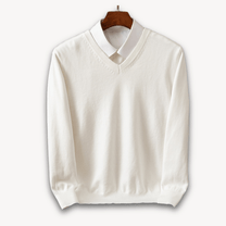 Lightweight Cashmere V-Neck Sweater For Men