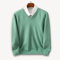 Lightweight Cashmere V-Neck Sweater For Men