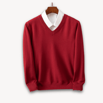 Lightweight Cashmere V-Neck Sweater For Men