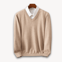 Lightweight Cashmere V-Neck Sweater For Men