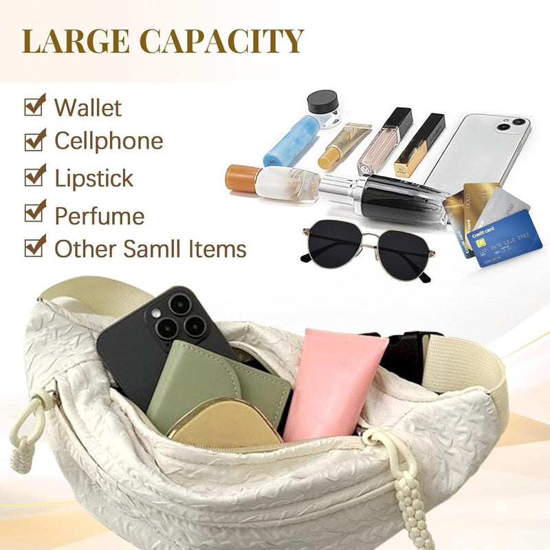 Lightweight Crossbody Bum Bag With Adjustable Strap – 1+1 Free Offer