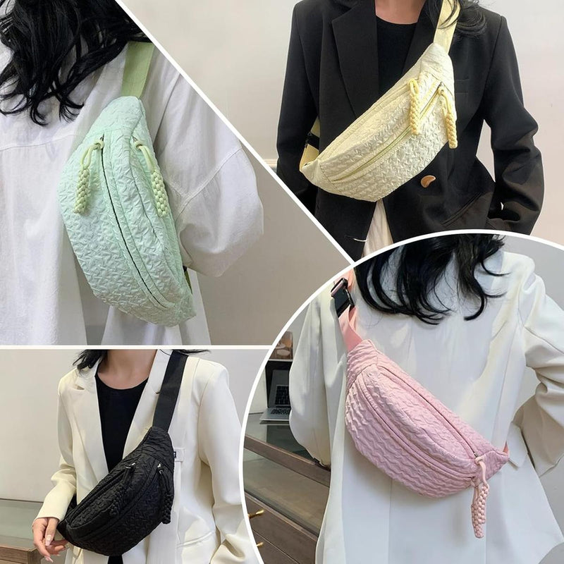 Lightweight Crossbody Bum Bag With Adjustable Strap – 1+1 Free Offer
